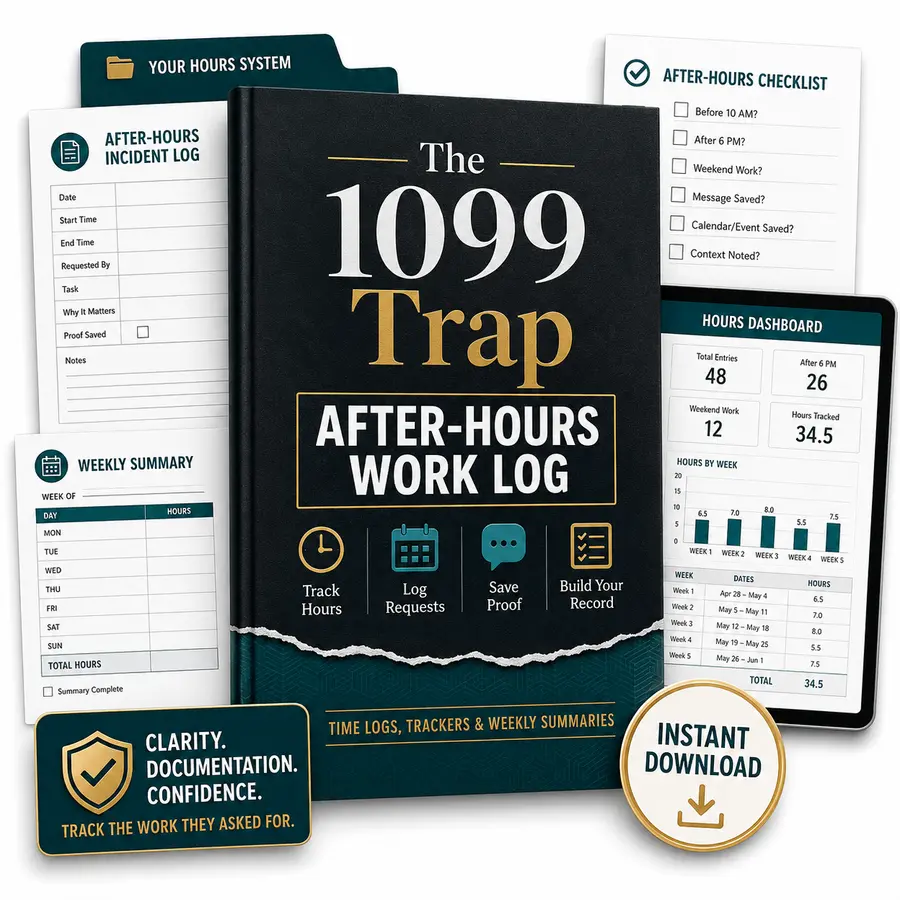 After-Hours Work Log product preview