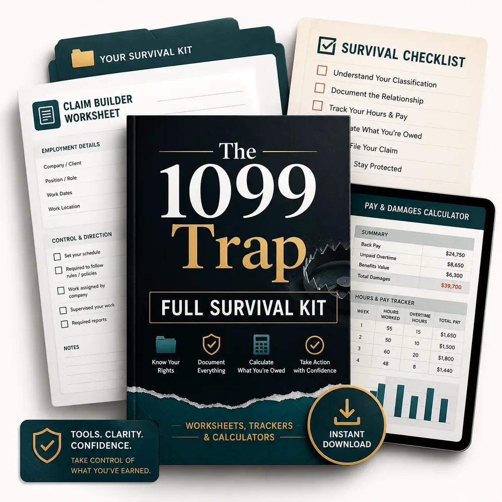 The 1099 Trap Full Survival Kit product preview